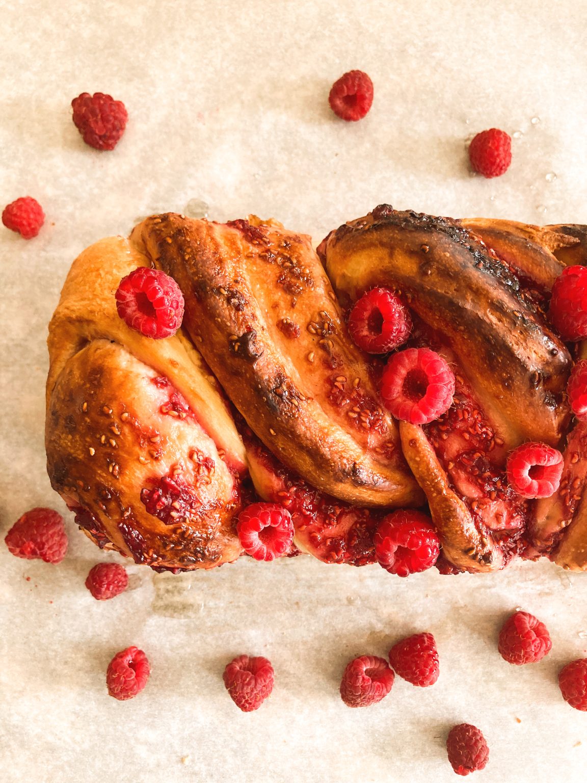 Raspberry Bread with Sourdough - Old-Fashioned Inspiration